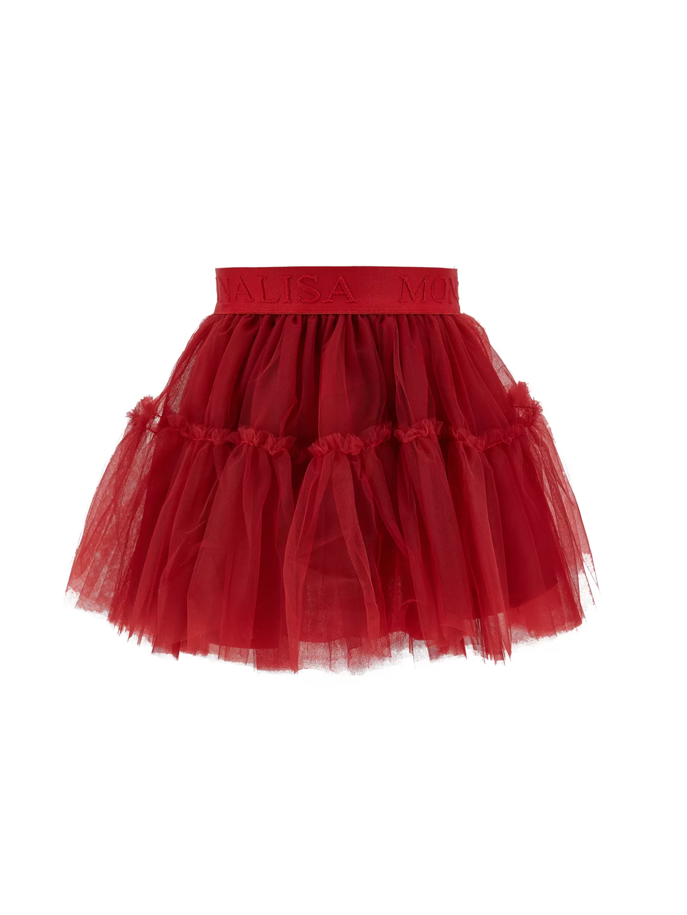 Monnalisa Silk-touch tulle skirt- Skirts | Clothing