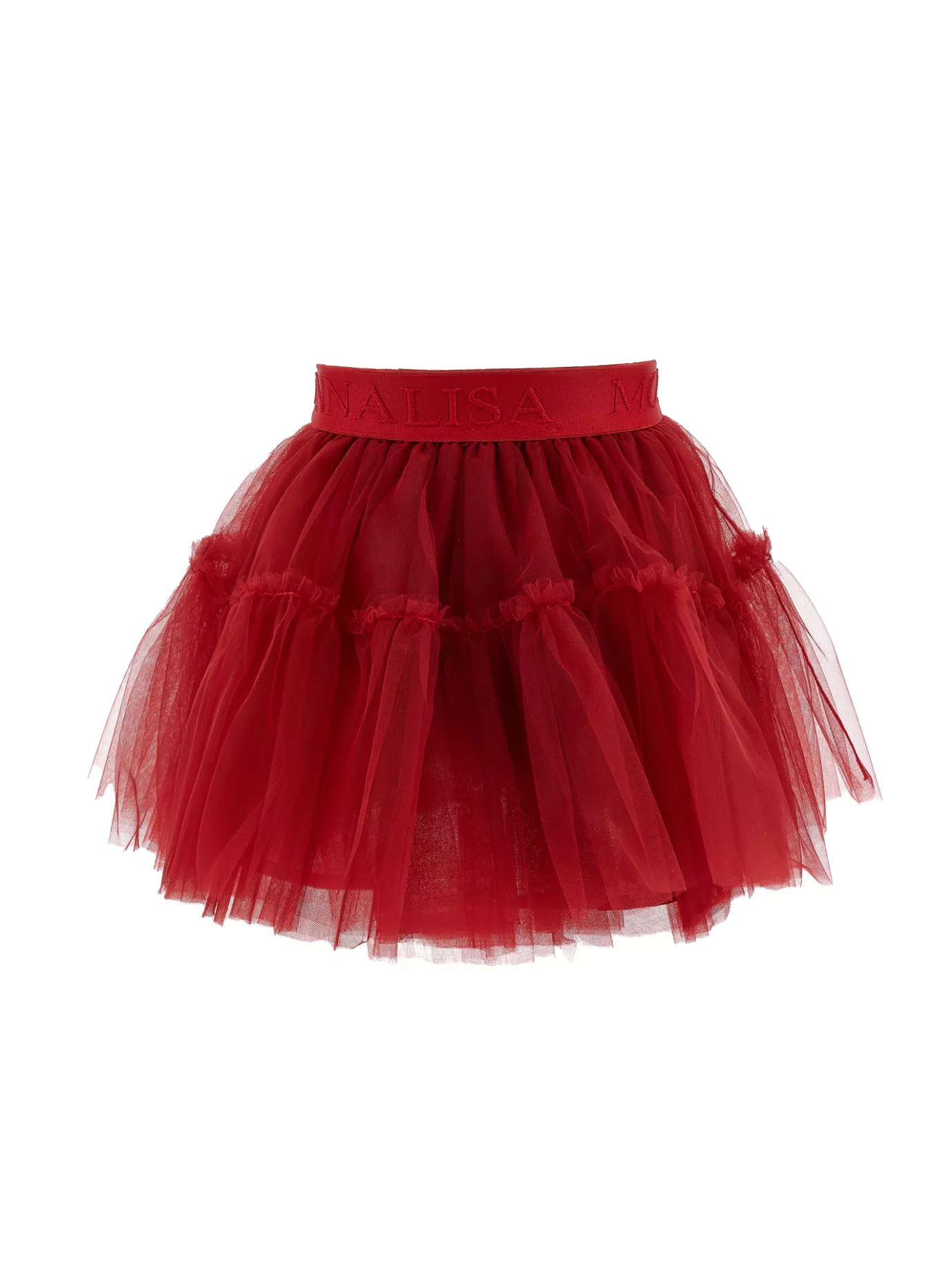 Monnalisa Silk-touch tulle skirt- Skirts | Clothing