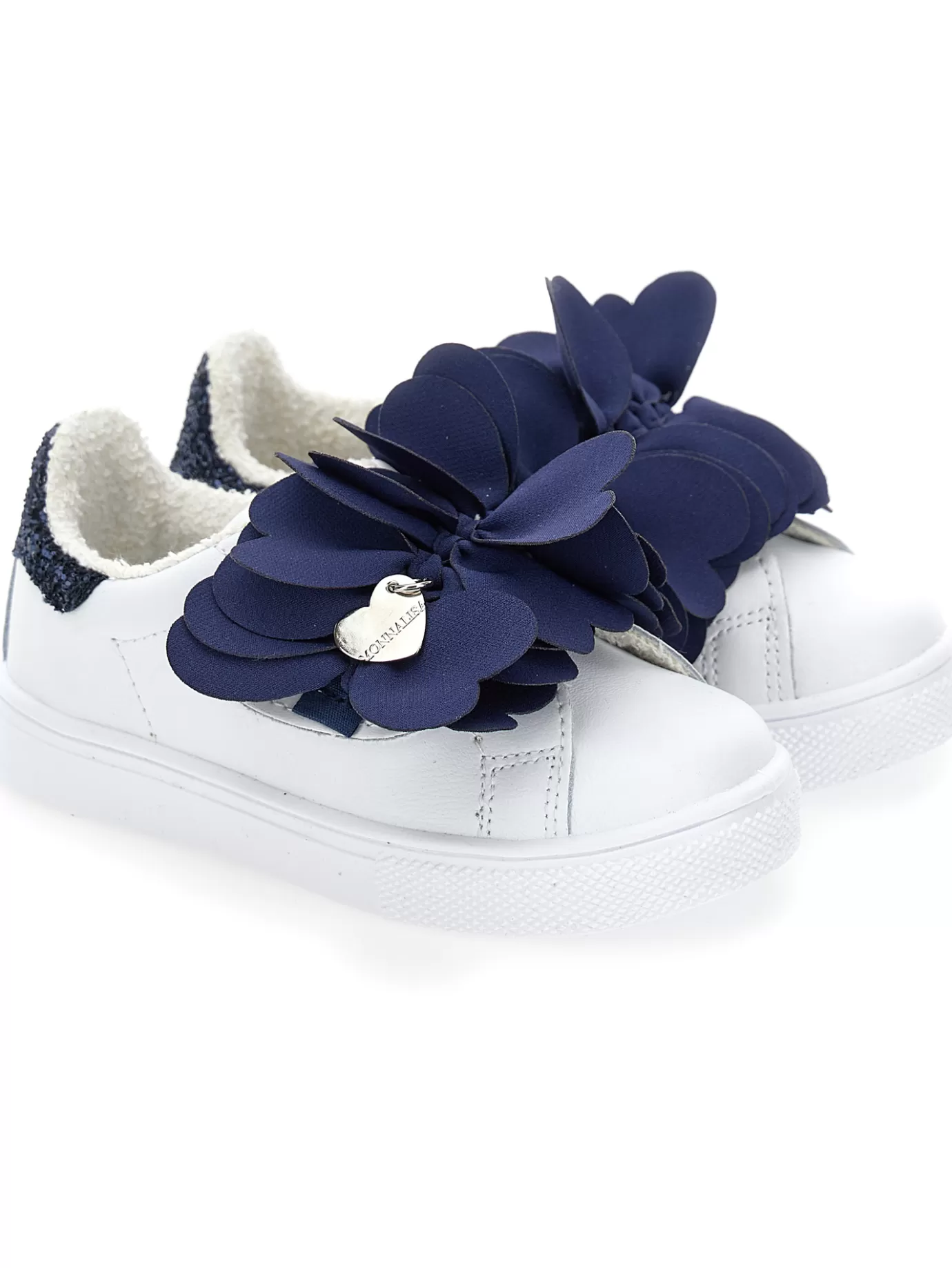 Monnalisa Sneakers with fabric petals- Sneakers | Sneakers