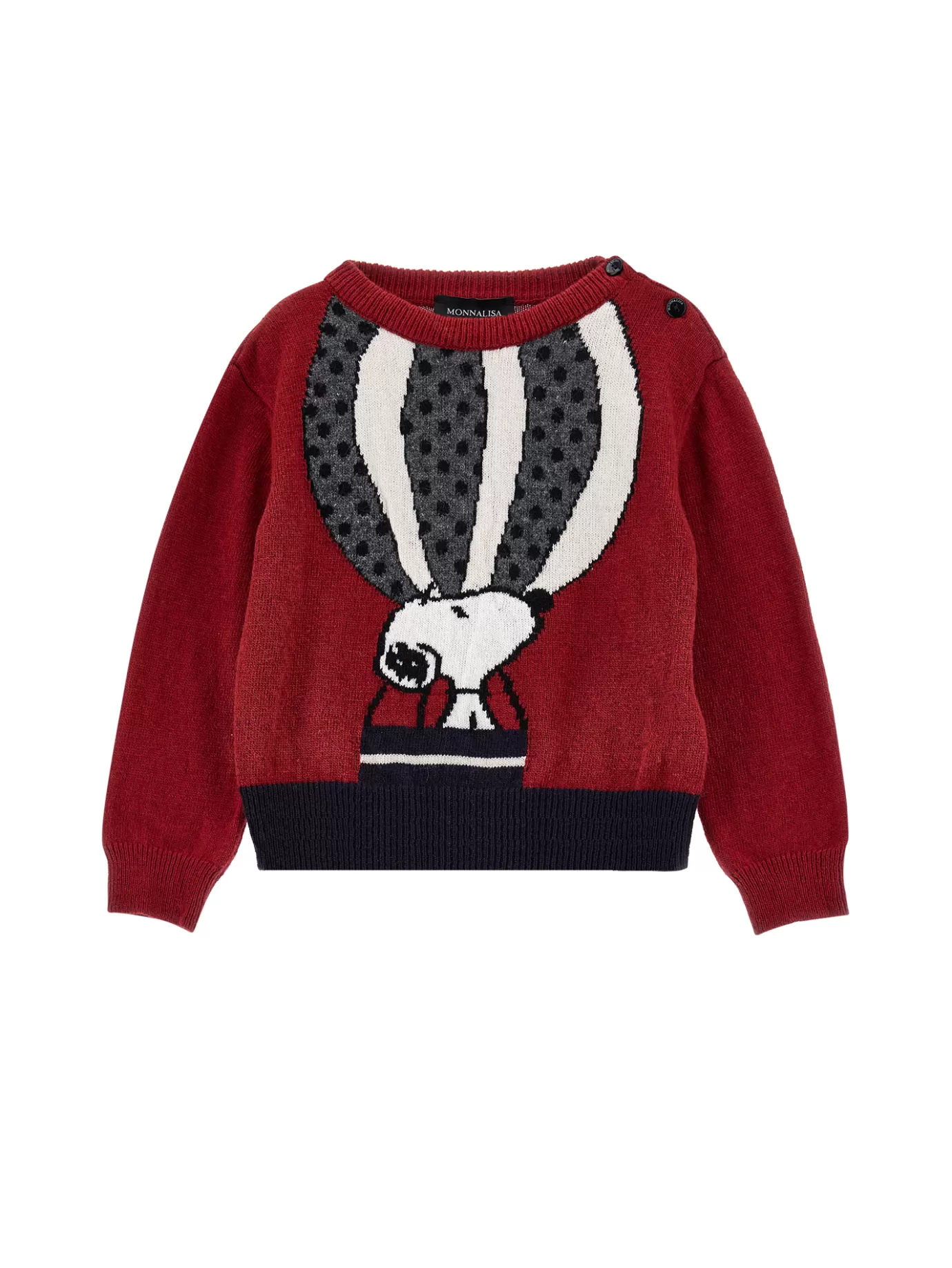 Monnalisa Snoopy crewneck pullover- Cardigans&sweaters