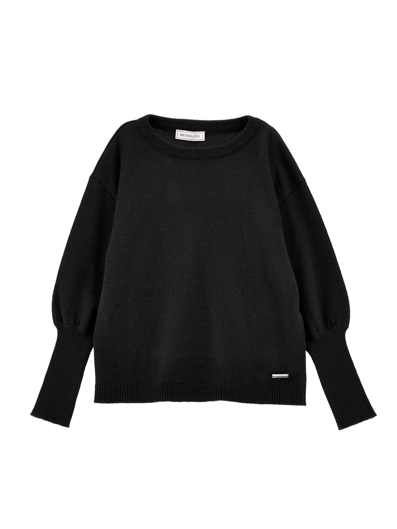 Monnalisa Soft basic sweater- Cardigans&sweaters | Clothing