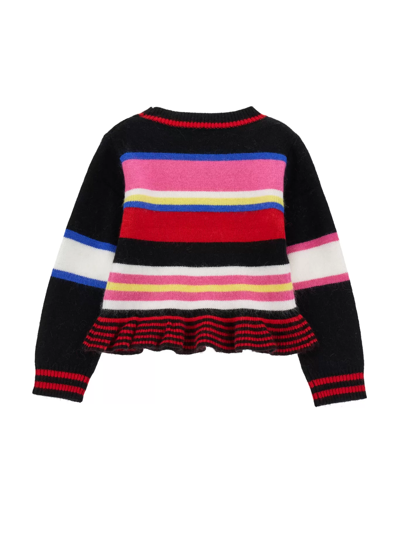 Monnalisa Soft striped sweater- Cardigans&sweaters | Clothing