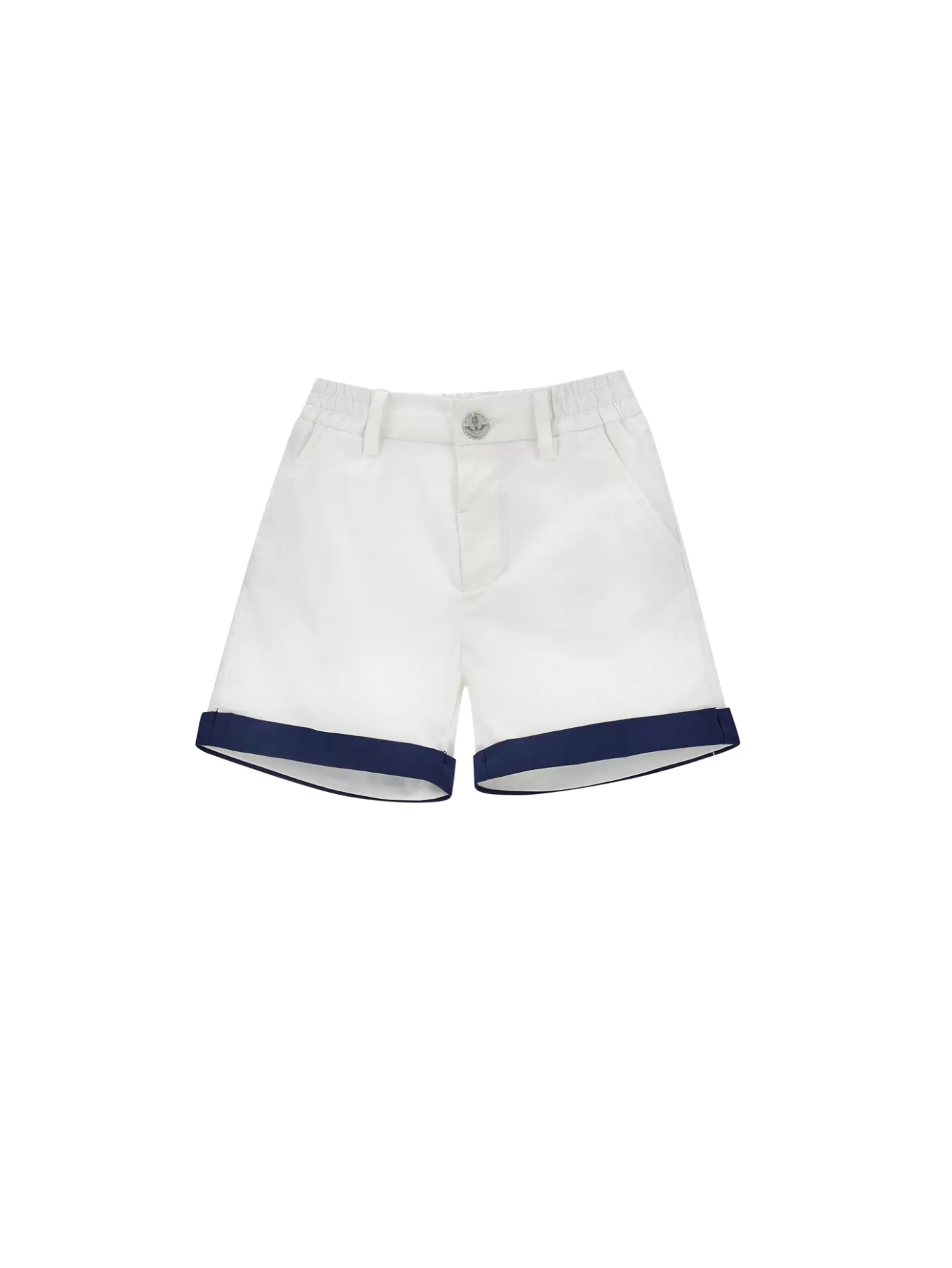 Monnalisa Stretch Batavia Bermuda shorts-BOY Clothing | Pants