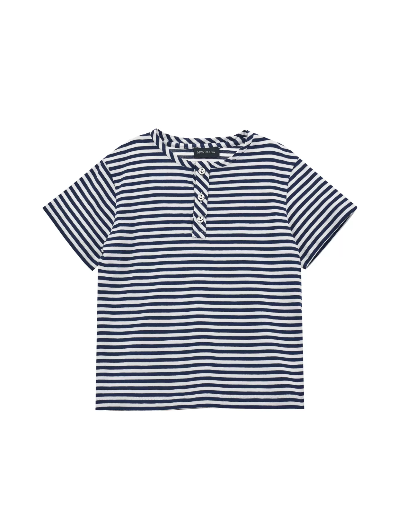 Monnalisa Striped jersey T-shirt-BOY T-shirts&shirts | T-shirts&shirts