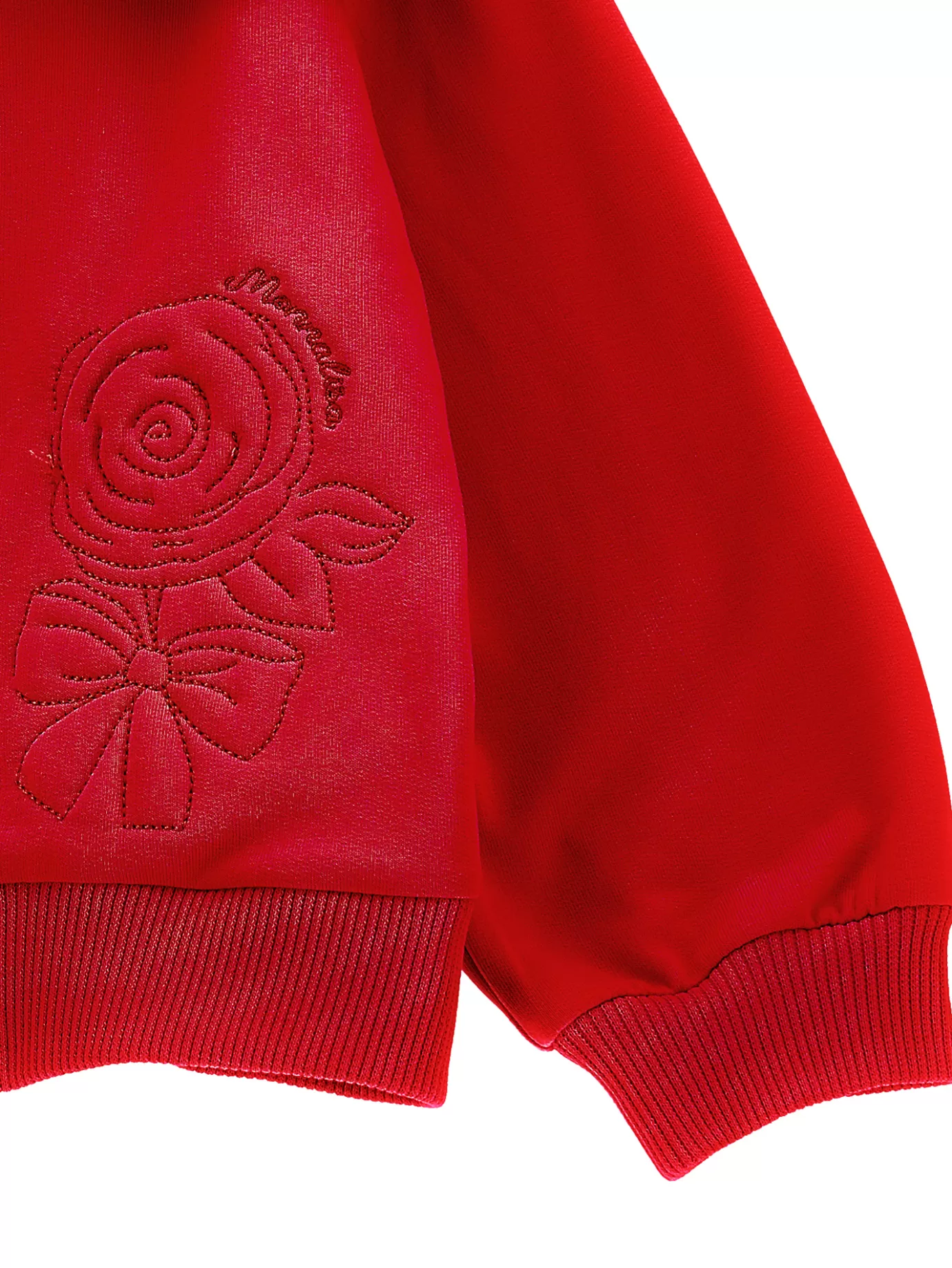 Monnalisa Sweatshirt with collar and embroidery- Cardigans&sweaters | Cardigans&sweaters