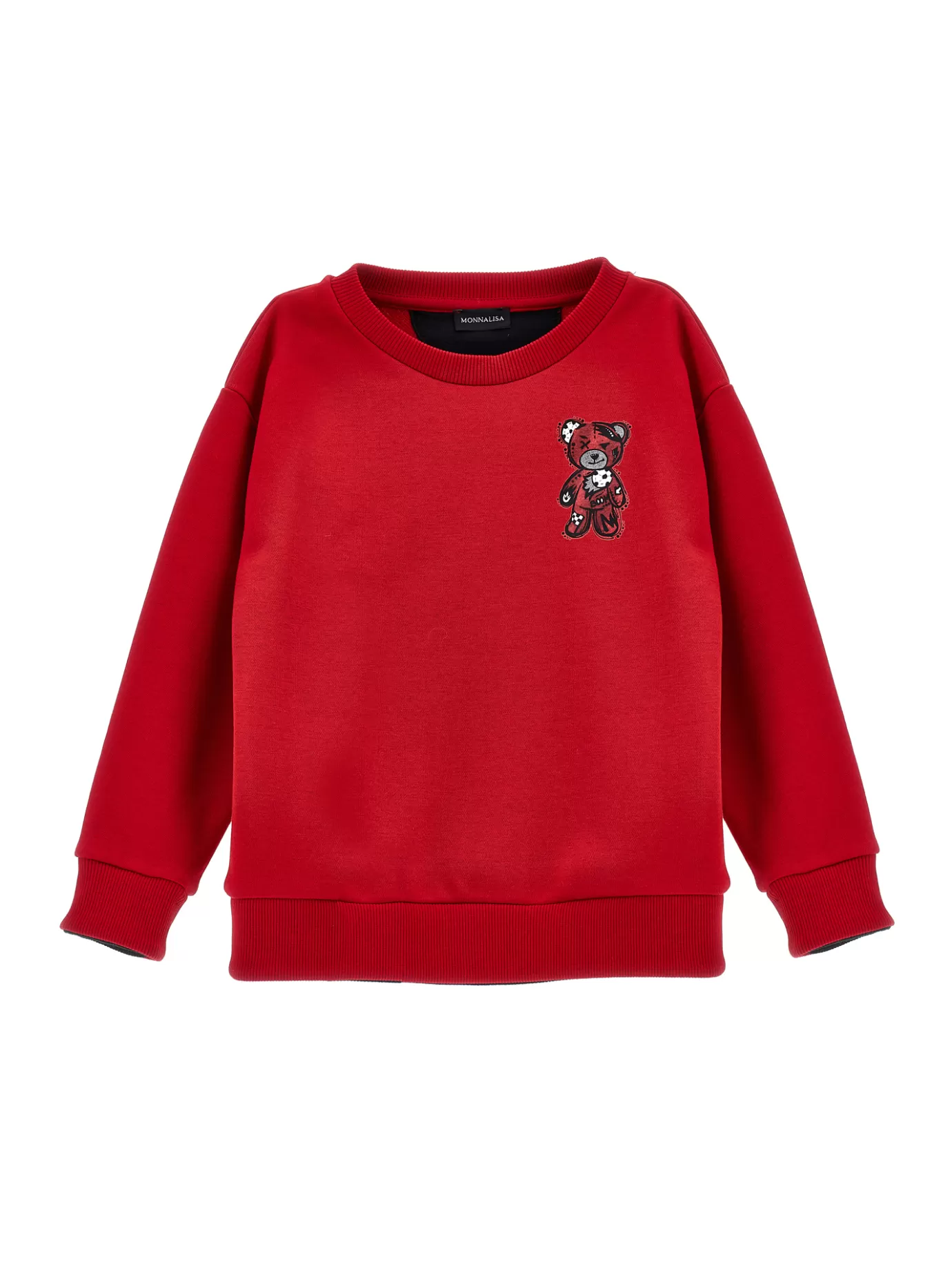 Monnalisa Sweatshirt with teddy bear-BOY Cardigans&sweaters | Clothing