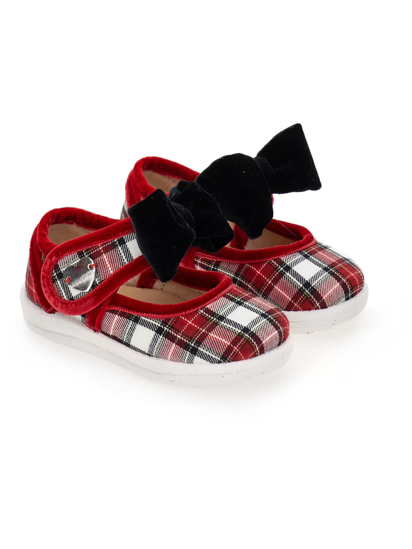 Monnalisa Tartan fabric ballet flats- Ballerinas | Shoes