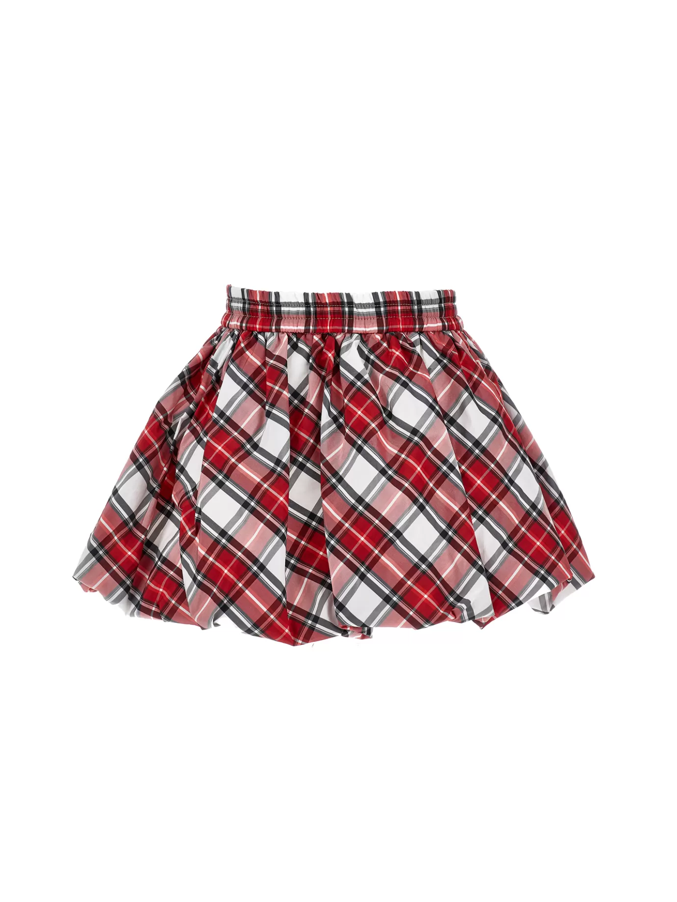 Monnalisa Tartan taffeta skirt- Skirts | Clothing