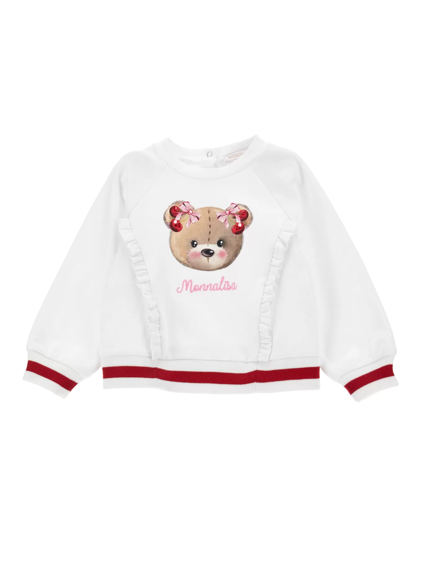 Monnalisa Teddy bear hoodie- Cardigans&sweaters | Clothing