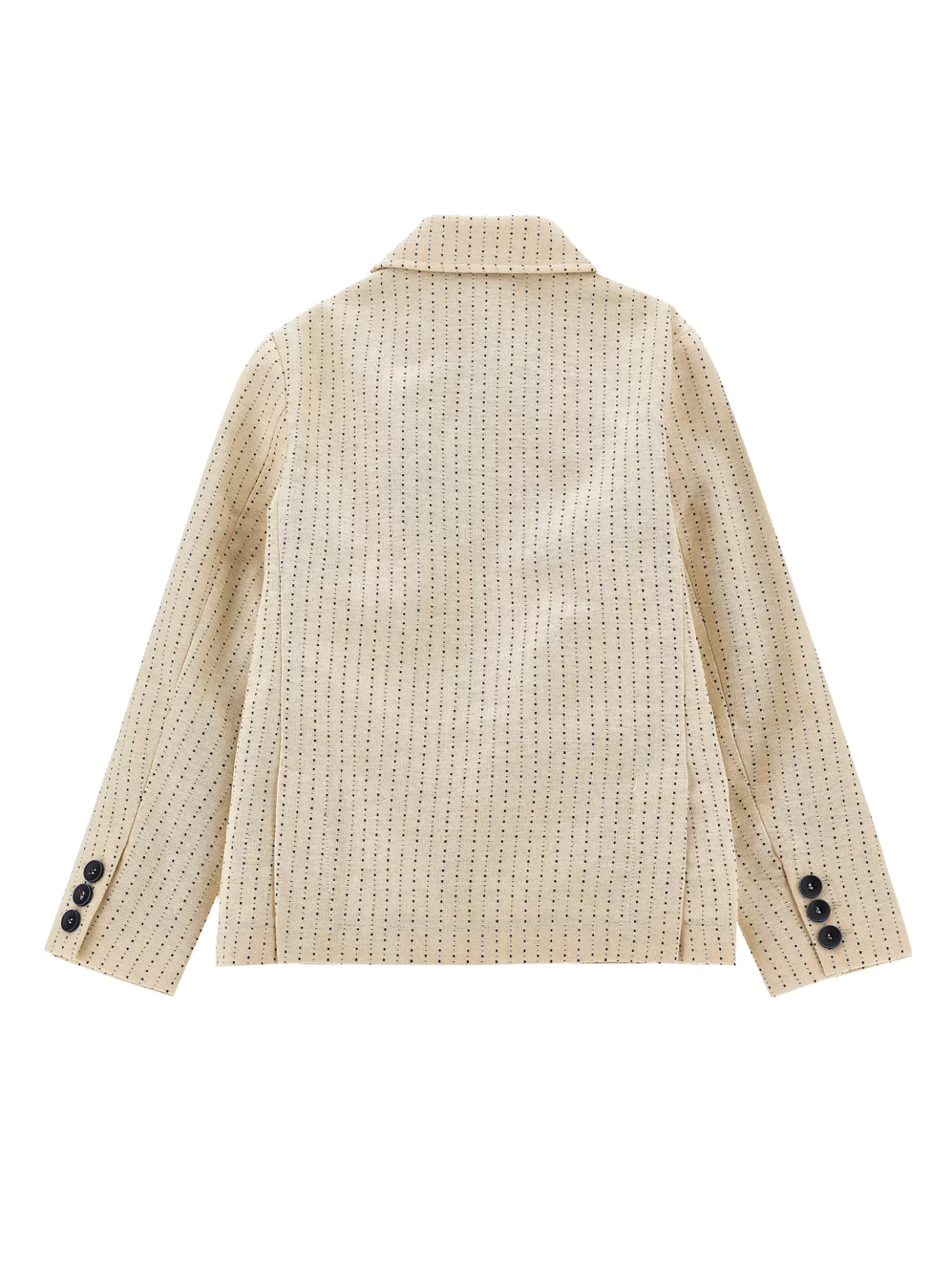 Monnalisa Textured cloth jacket with bow tie-BOY Coats&jackets | Coats&jackets