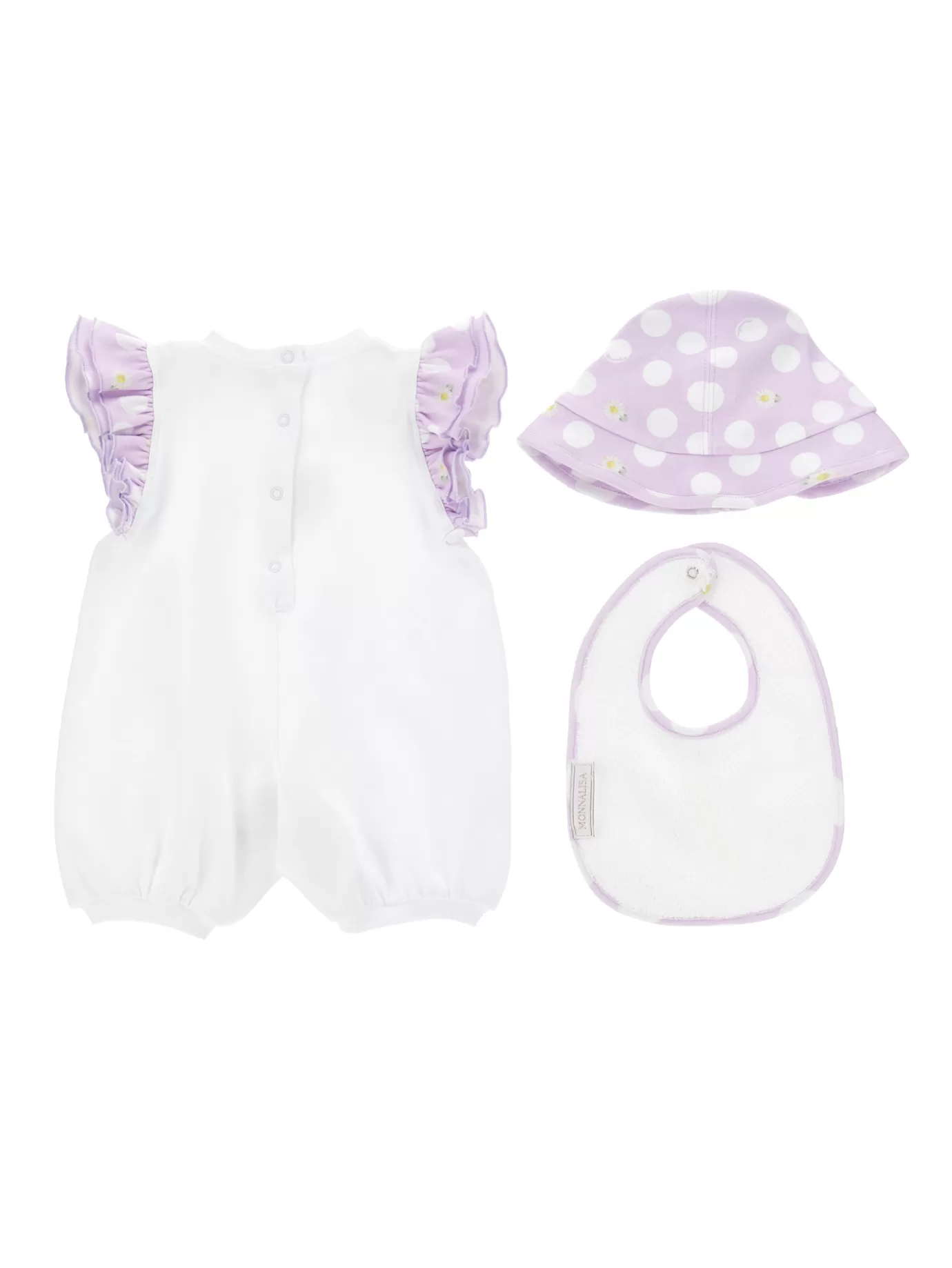 Monnalisa Three-piece summer time set- Newborn