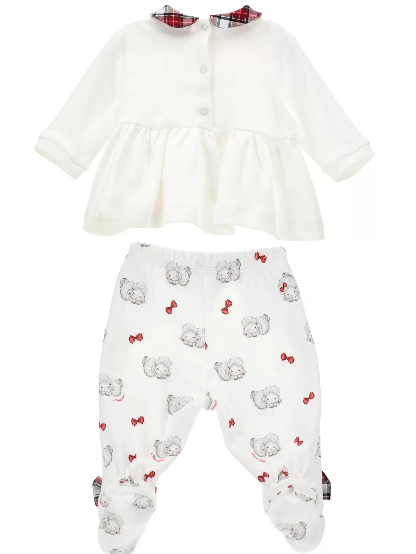 Monnalisa Two piece set with leggings and blouse- Newborn