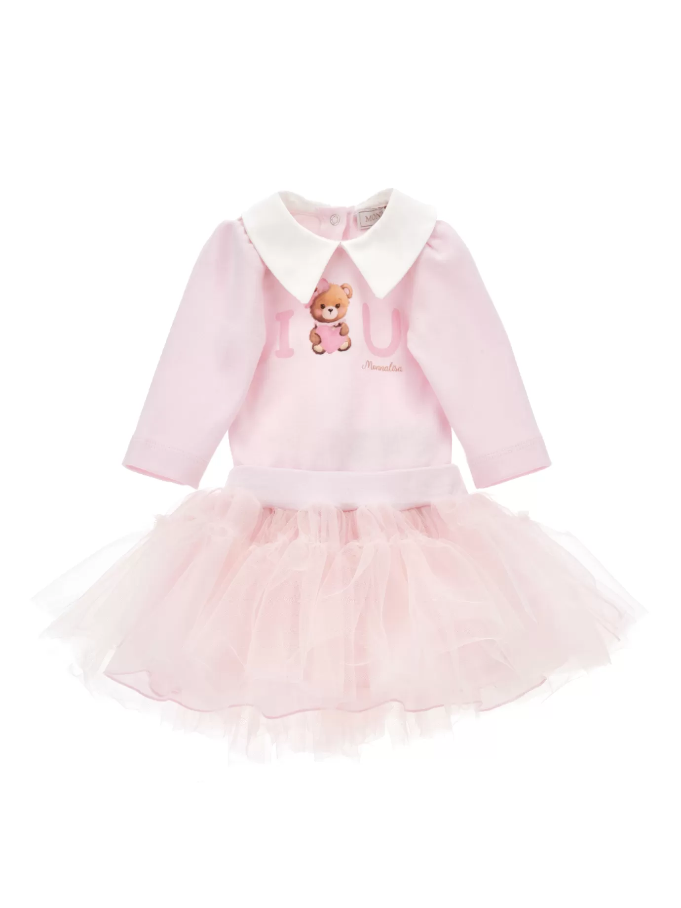 Monnalisa Two-piece tulle set- Newborn