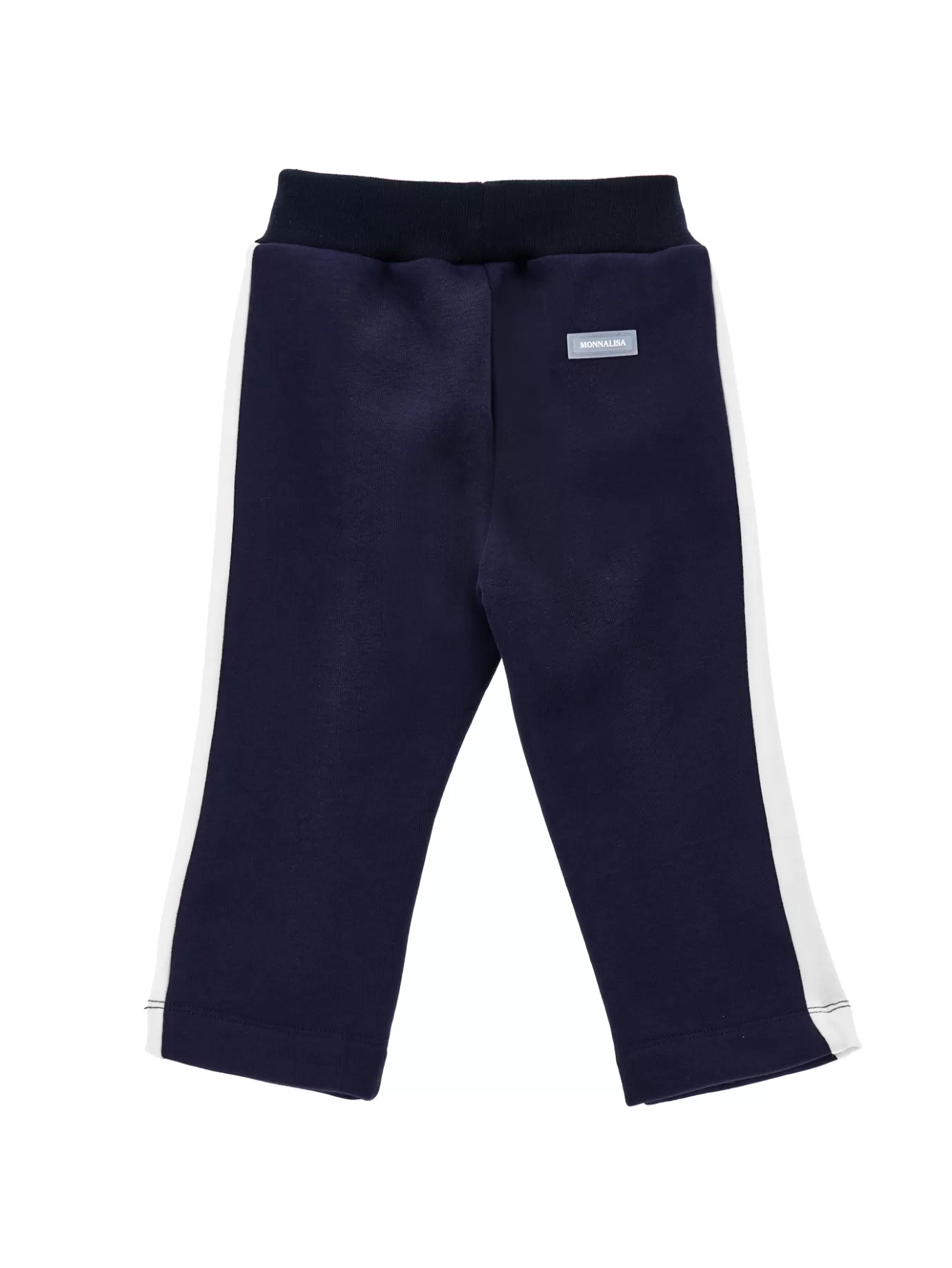 Monnalisa Two-tone fleece trousers-BOY Pants | Clothing