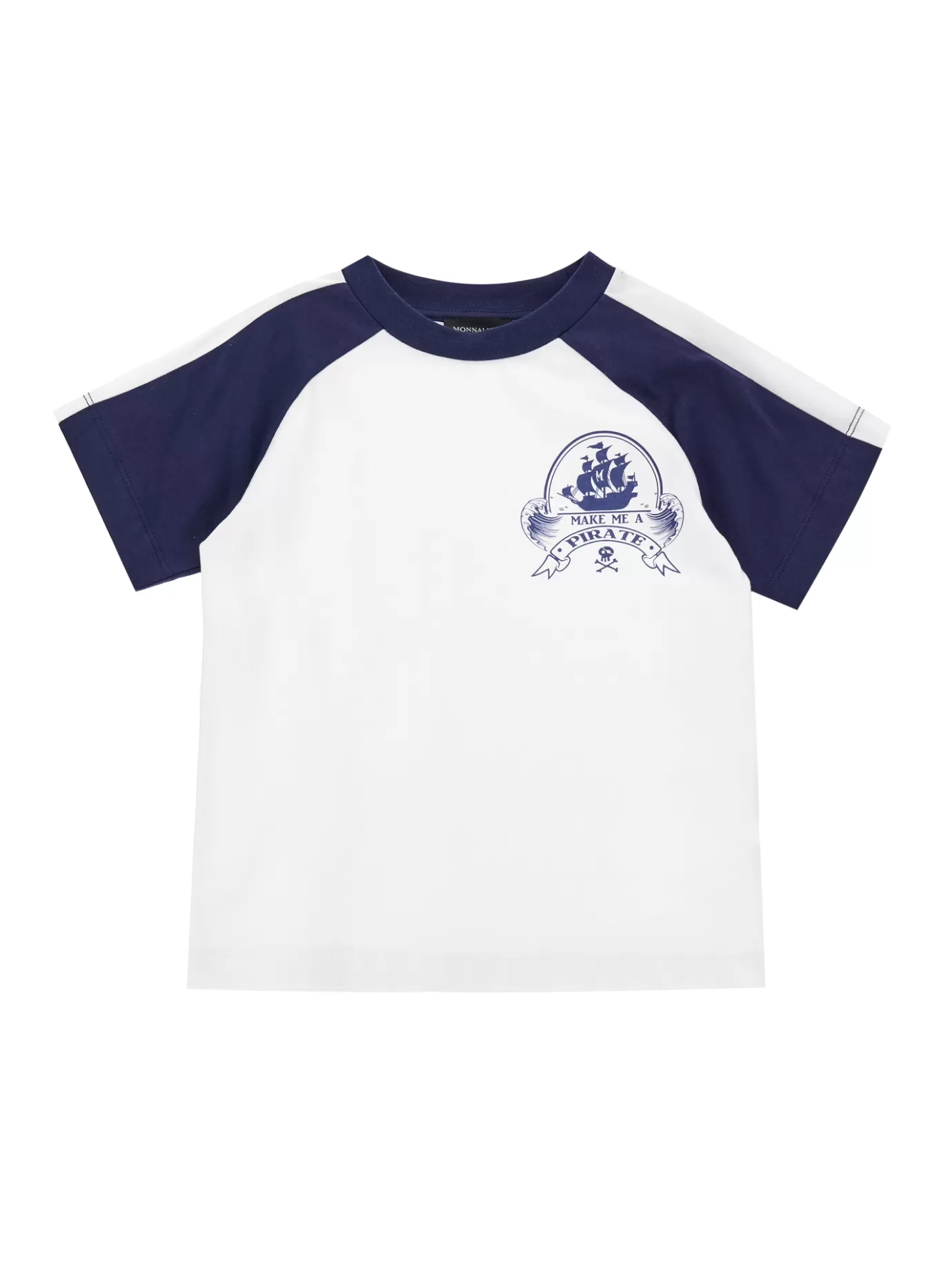 Monnalisa Two-tone jersey T-shirt-BOY T-shirts&shirts | T-shirts&shirts