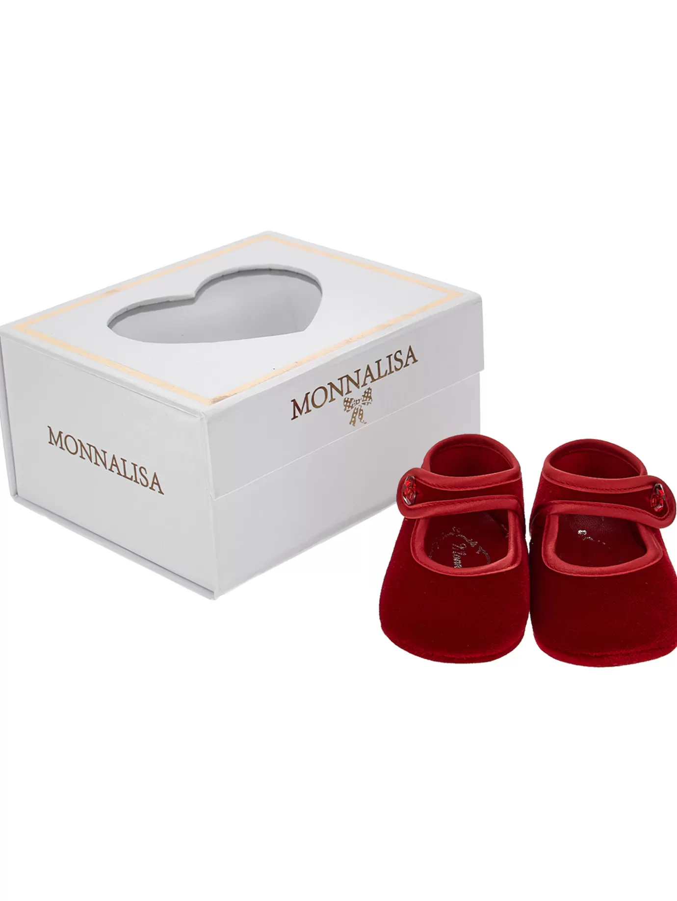 Monnalisa Velvet ballet flats- Pre-walker Shoes | Pre-walker Shoes