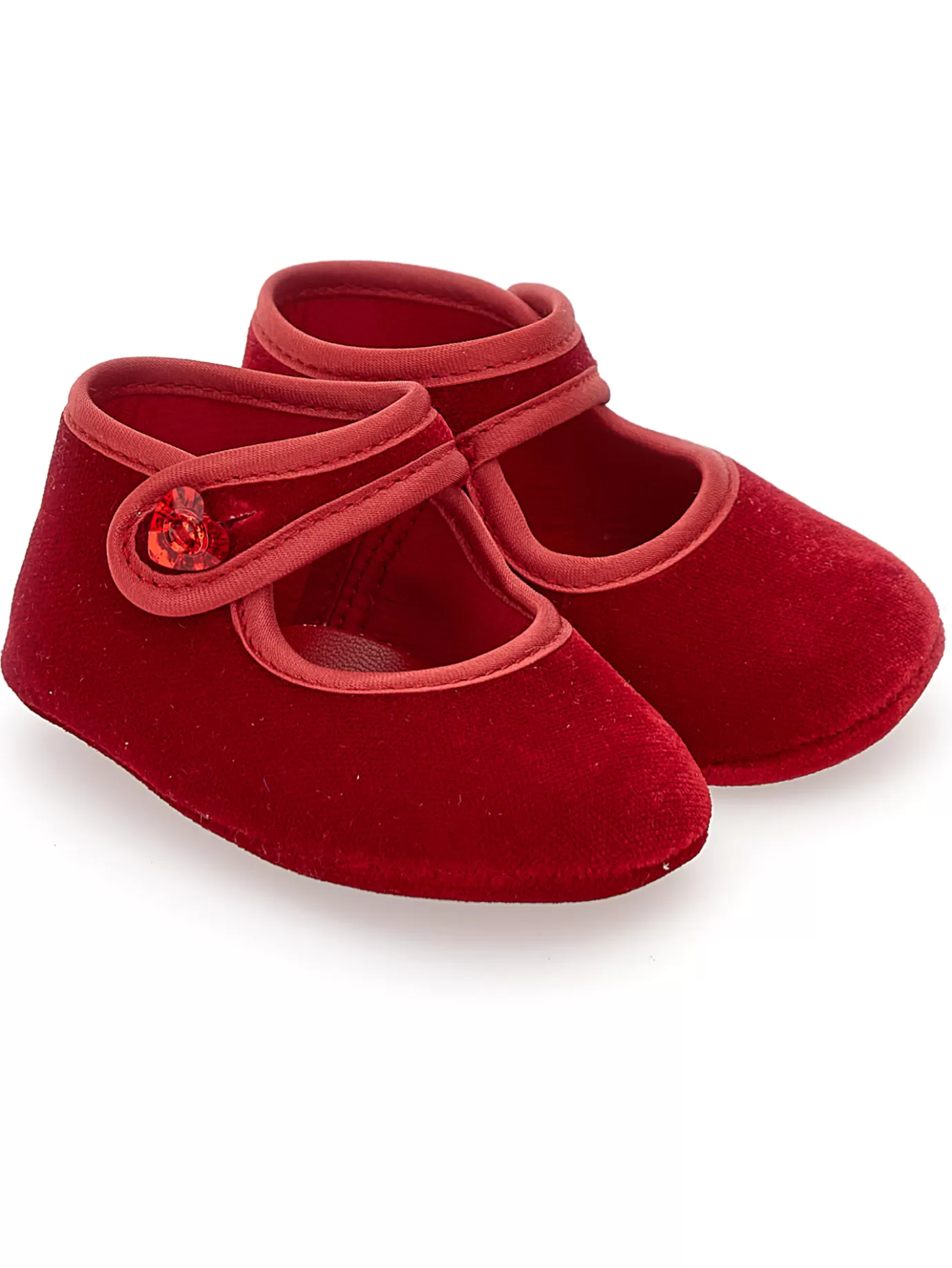 Monnalisa Velvet ballet flats- Pre-walker Shoes | Pre-walker Shoes