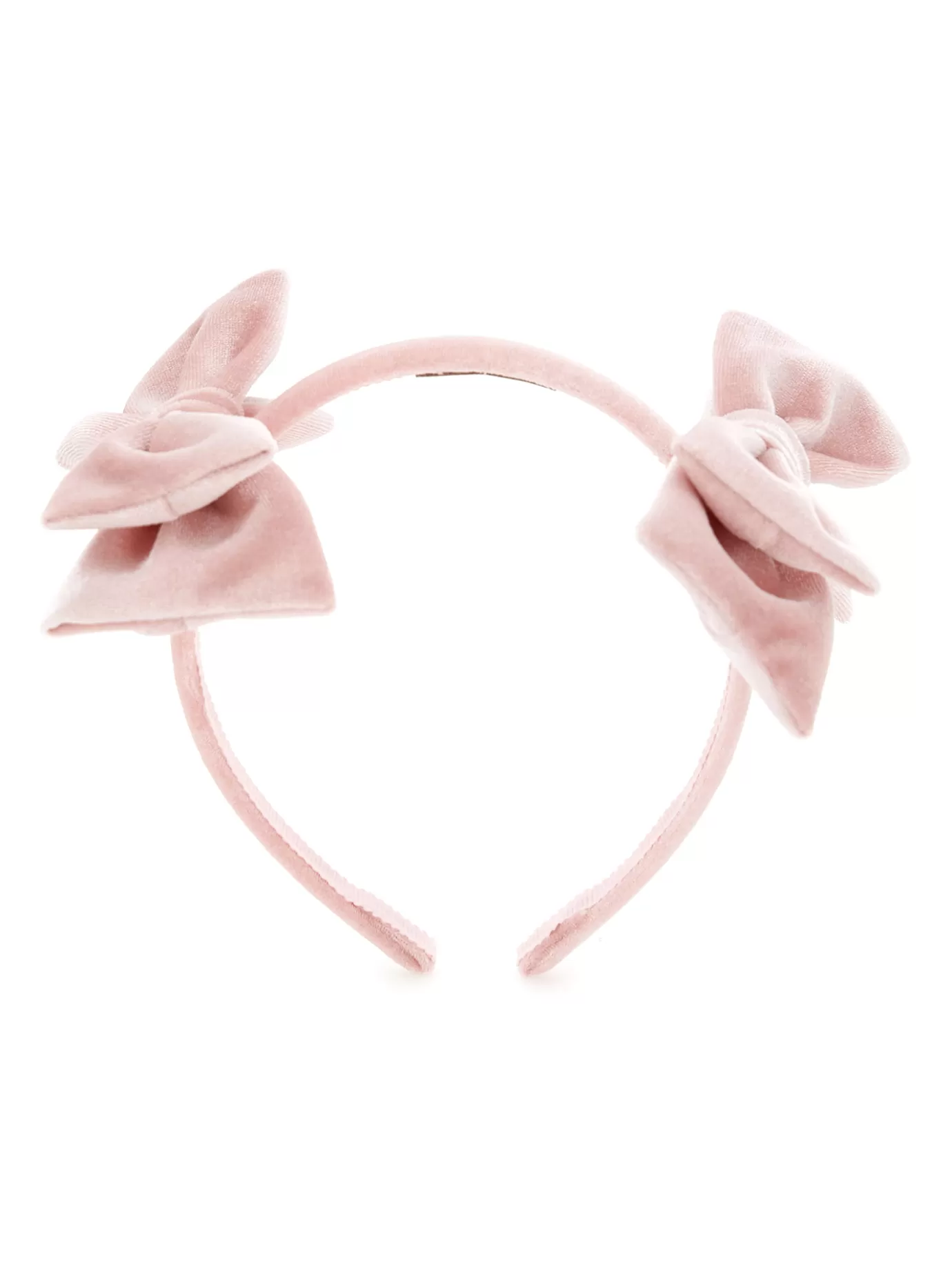 Monnalisa Velvet headband with bows- Hair Accessories | Hair Accessories