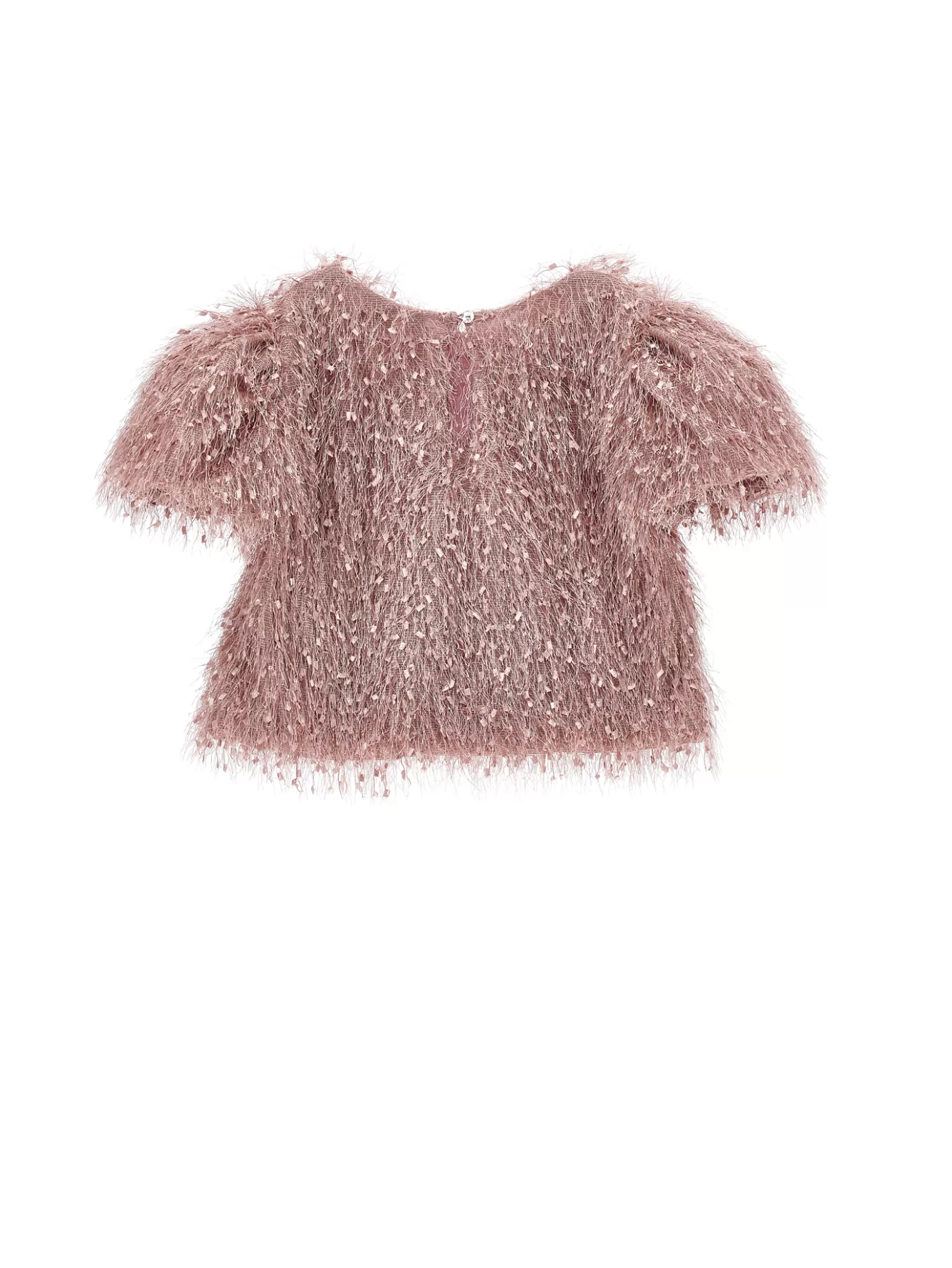 Monnalisa Viscose fringed top- Tops, T-shirts&shirts | Clothing