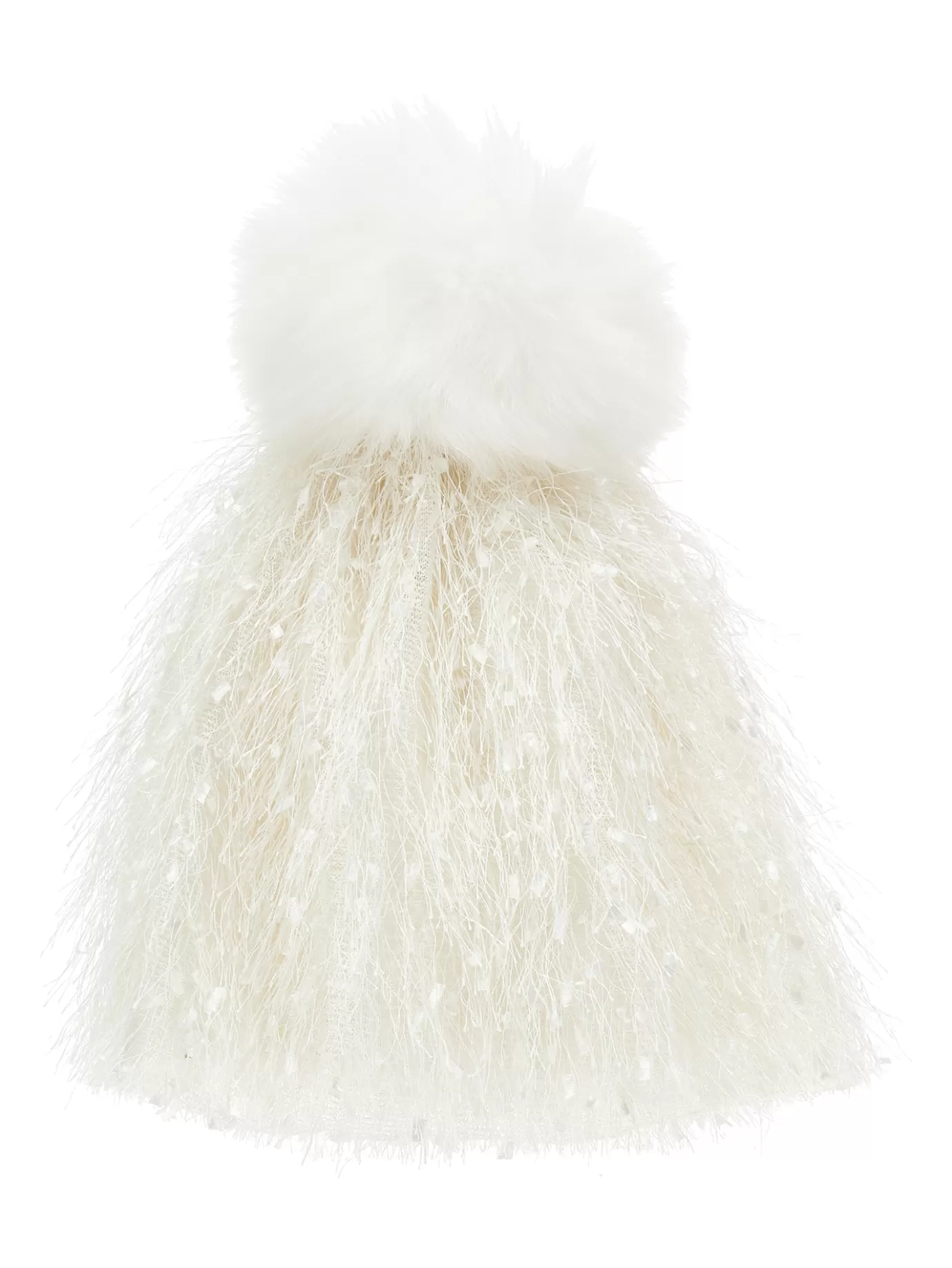 Monnalisa Wool blend hat with fringing- Hats | Accessories